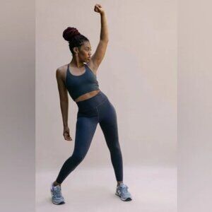 Girlfriend Collective | Midnight Blue FLOAT 7/8 Length Leggings Medium